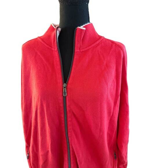 Tommy‎ Bahama Mens Baseball MLB Philadelphia Phillies Zip Sweater Red Sz 2XL - Picture 5 of 15